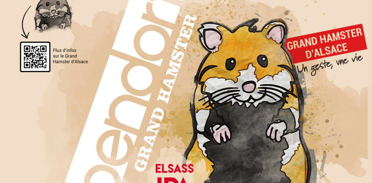 Etiquette grand hamster d'alsace