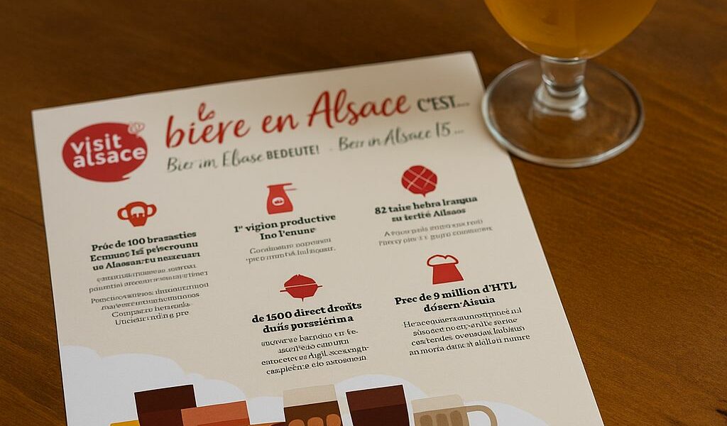 carte des brasseries d'alsace